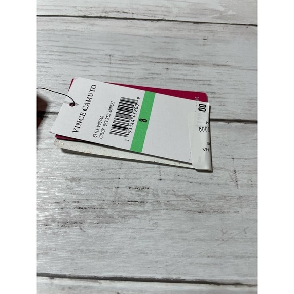 Vince Camuto Women's Logo Ring Cut Out Halter One Piece 8 Orange swimsuit boho - Picture 4 of 6